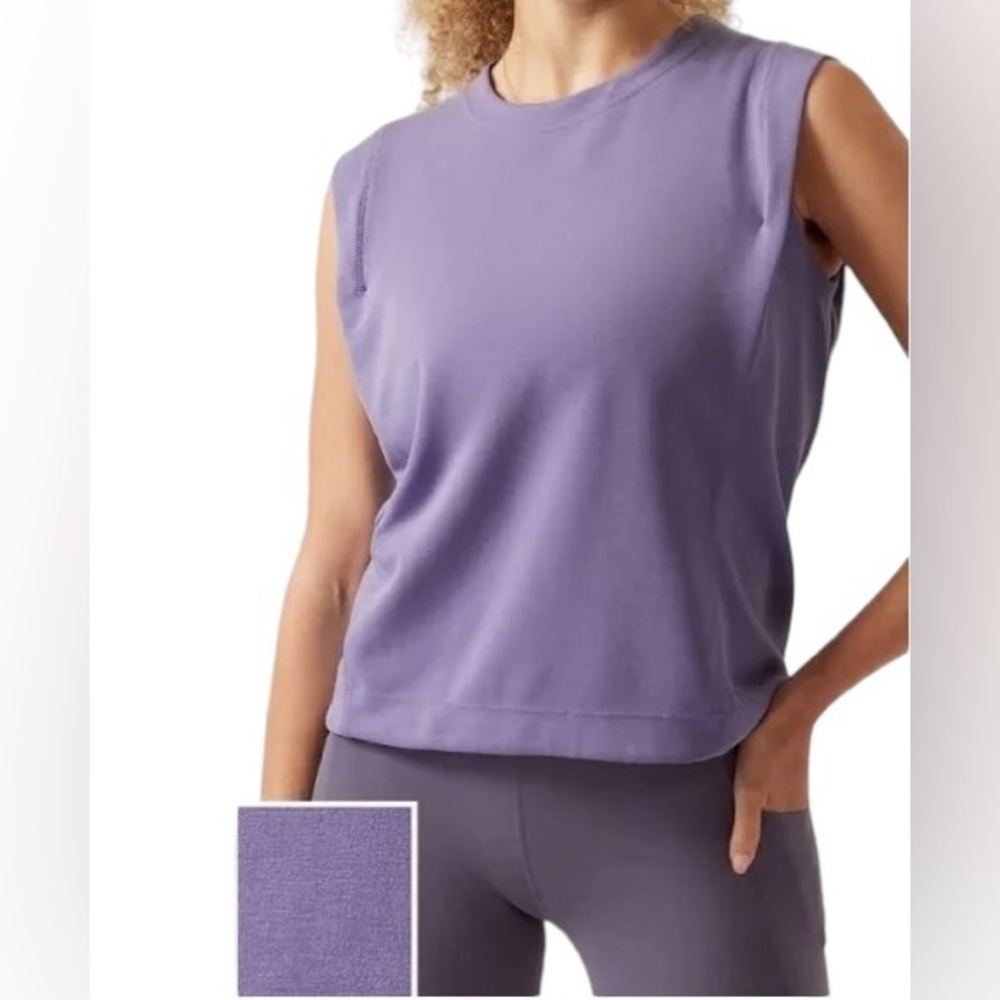 Athleta Purple Sleeveless Top